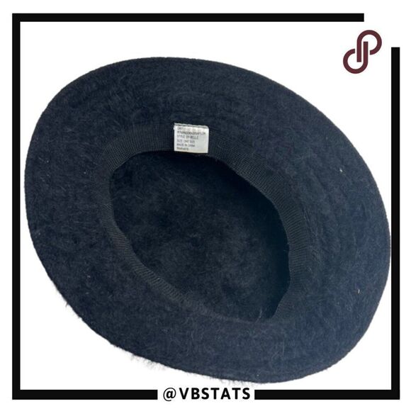 Women’s‎ David and Young black Angora bell Bucket Hat one size - Picture 5 of 6
